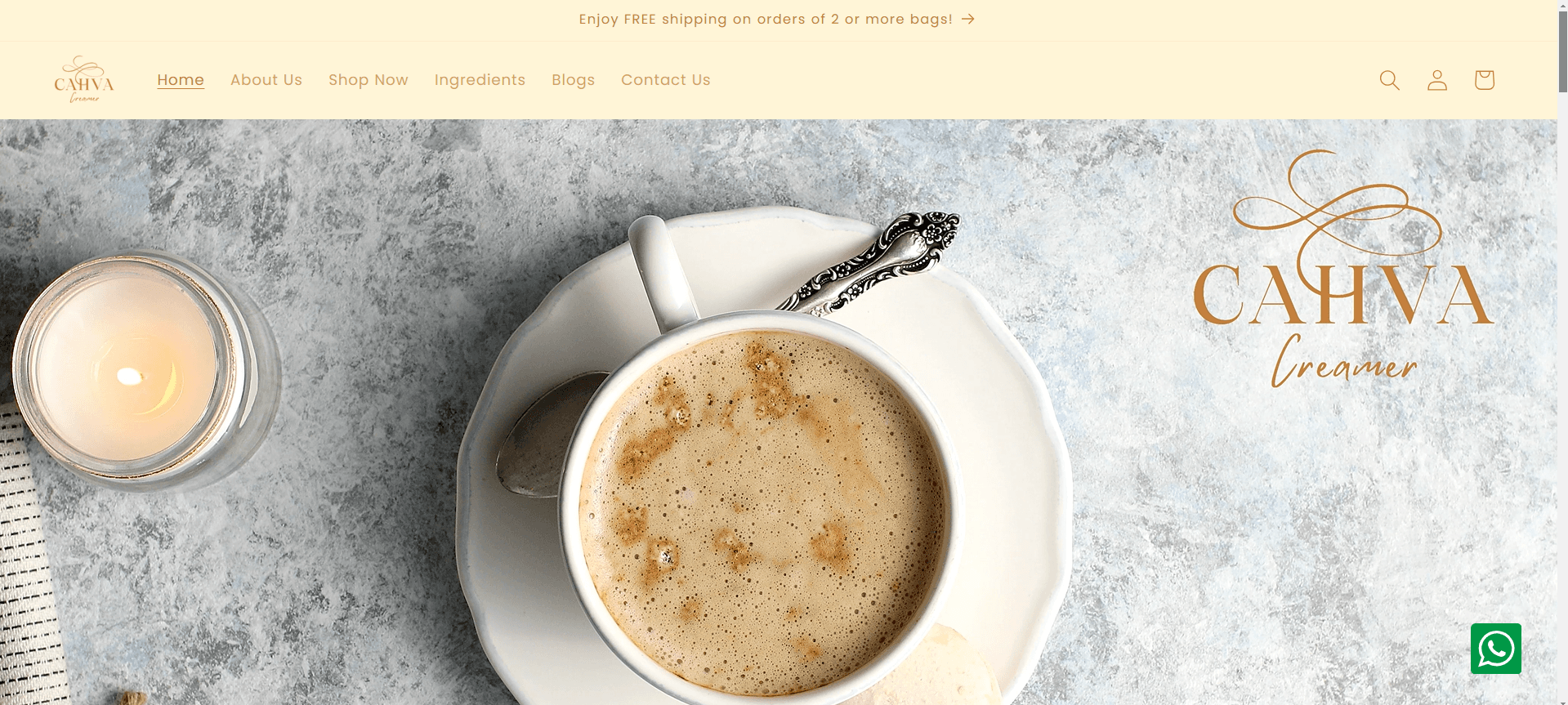 Cahva Creamer
