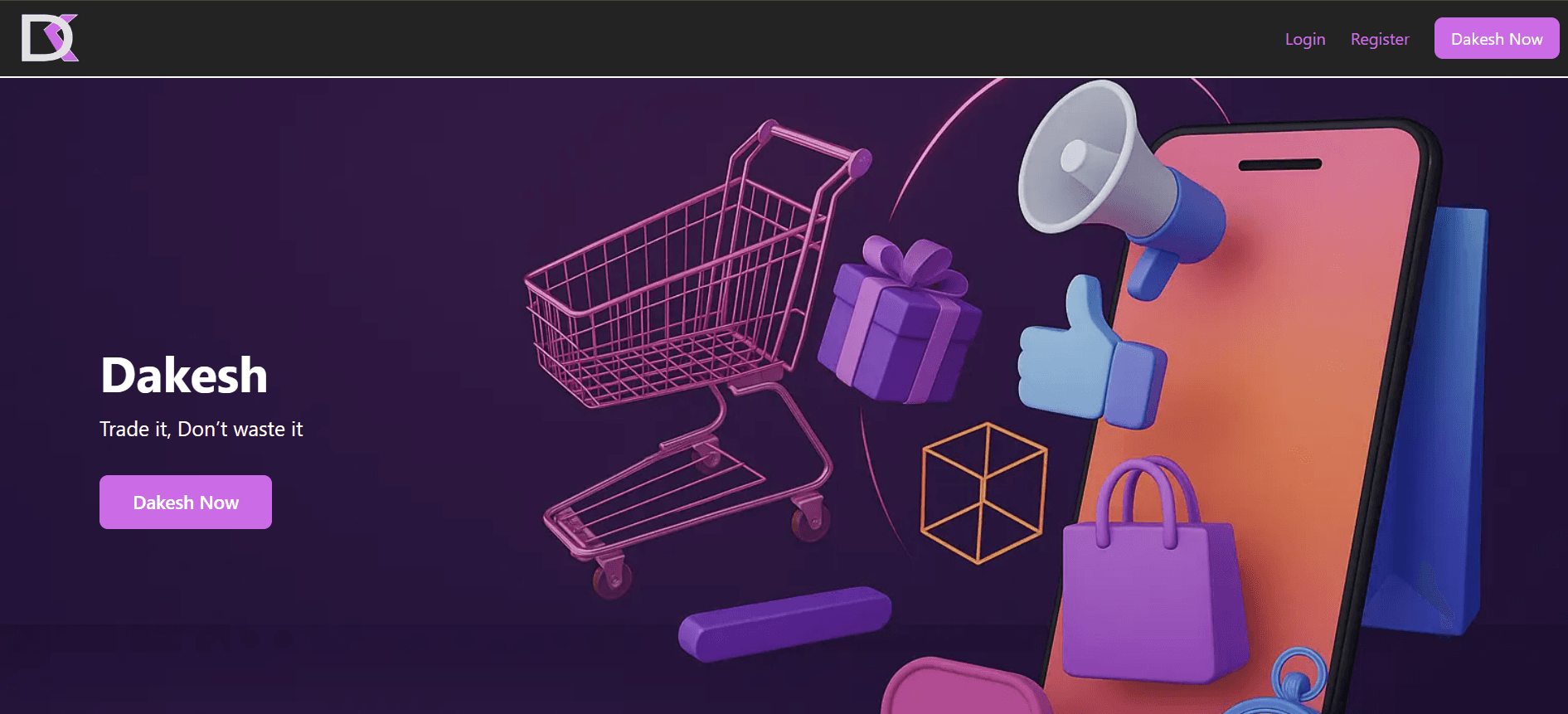 Dakesh - A Bartering platform